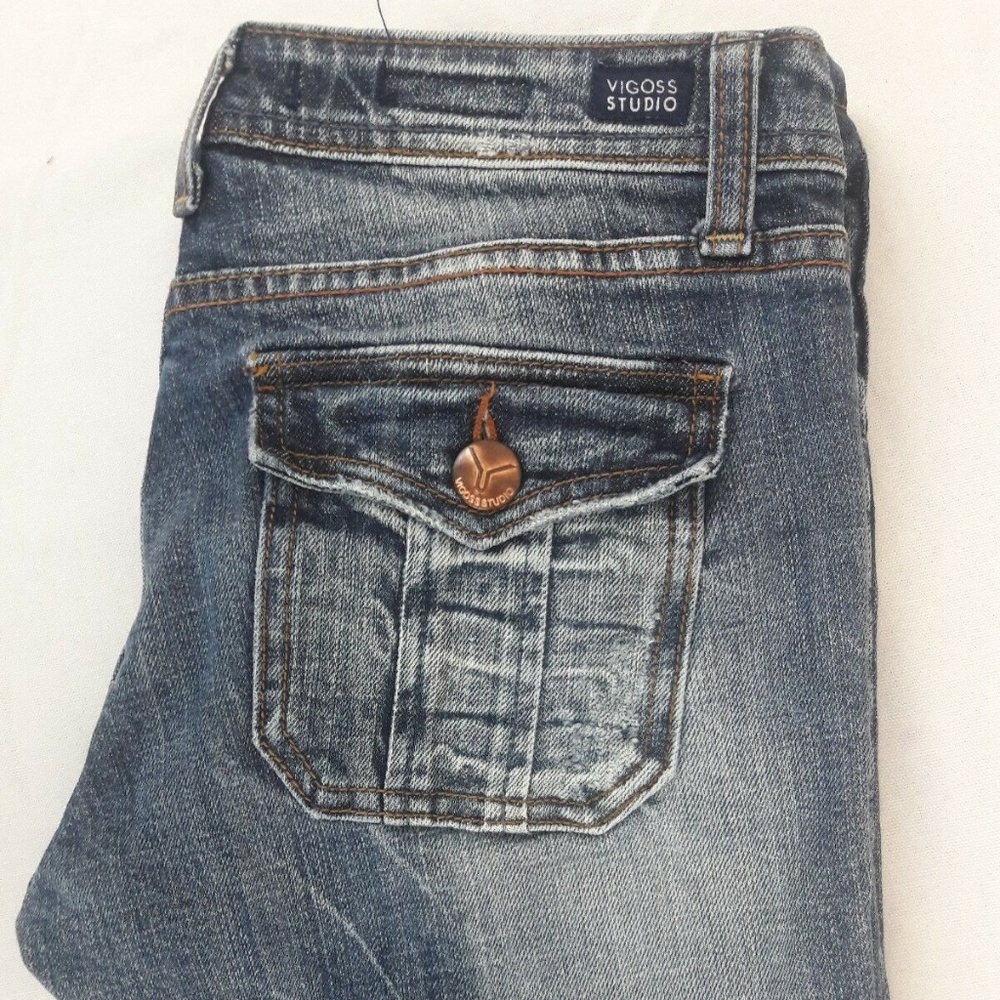 Vigoss Studio Delancy Bootcut Jeans Sz 27 Low Rise
